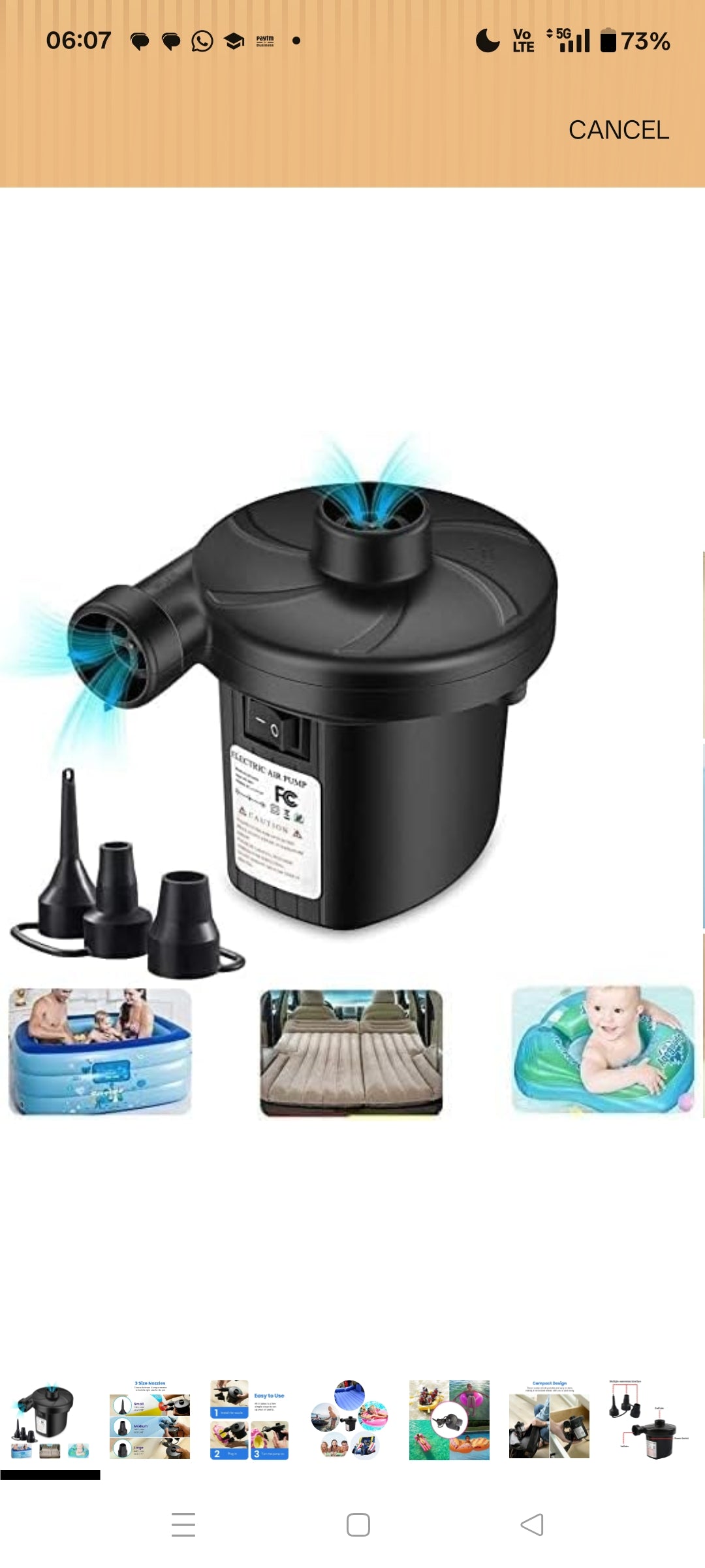 Vaccum air pump