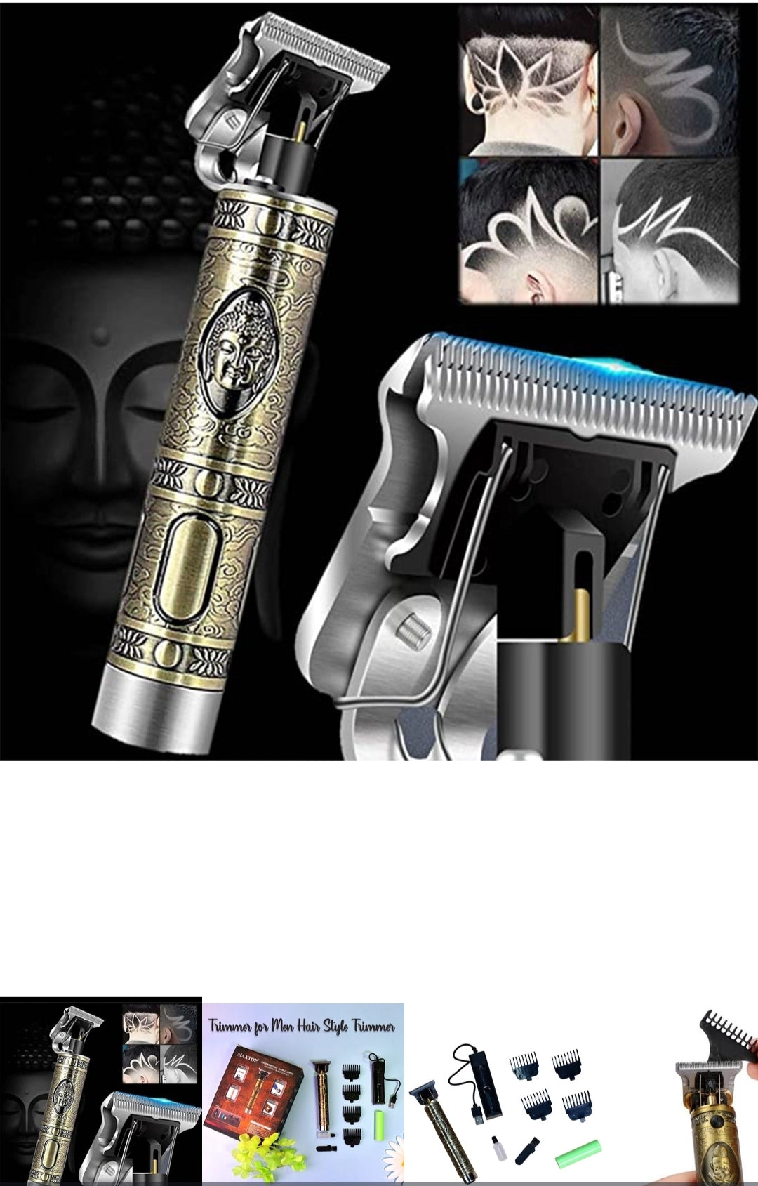 Mens branded hair trimmer